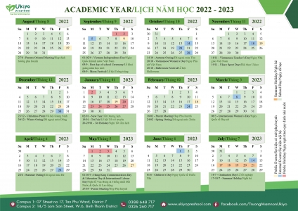 Lịch Năm Học