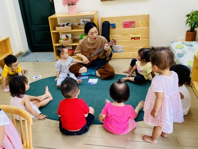 TẦM QUAN TRỌNG CỦA ÂM NHẠC TRONG GIÁO DỤC MẦM NON THEO PHƯƠNG PHÁP MONTESSORI